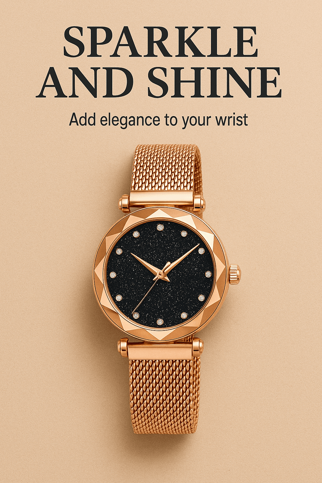 Luxury Starry Sky Women's Watch – Magnetic Elegance for Every Day
