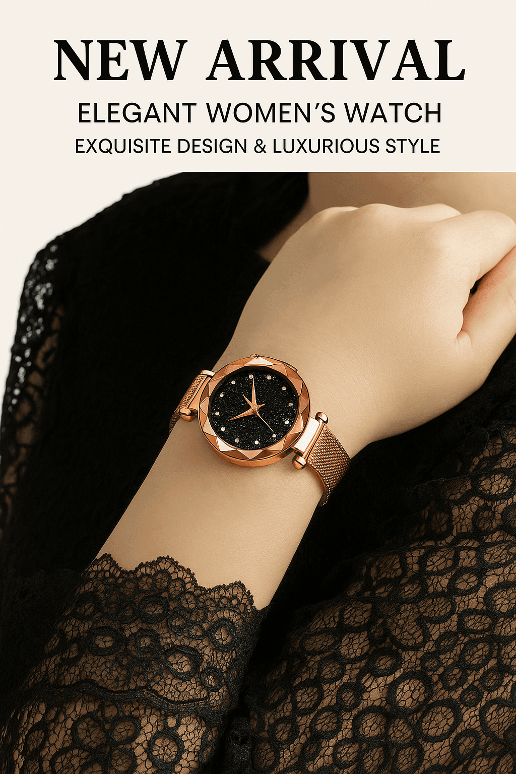 Luxury Starry Sky Women's Watch – Magnetic Elegance for Every Day - Image 4