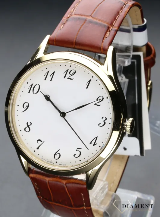 ✨ Royal Heritage™ Gold Dial Watch with Classic Brown Leather Strap – Timeless Luxury for Men - Image 2