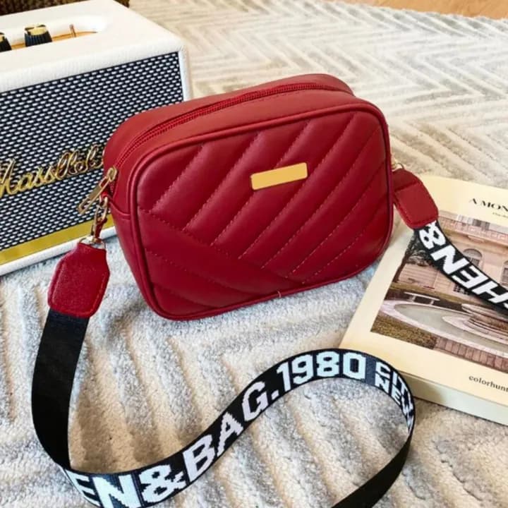 Handbag for girls - Bags for girls - Leather Bag for women mini Avaliable colors: black, white, mehroon, pink and brown - Image 8